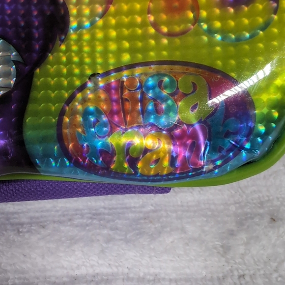 Lisa Frank Bubble Kittens Cats Soft Lunch Box Bag Lunchbox Pink Purple Zip - Picture 2 of 7